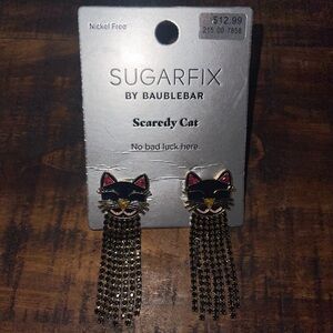 SUGARFIX - By BAUBLEBAR | Scaredy Cat Earrings